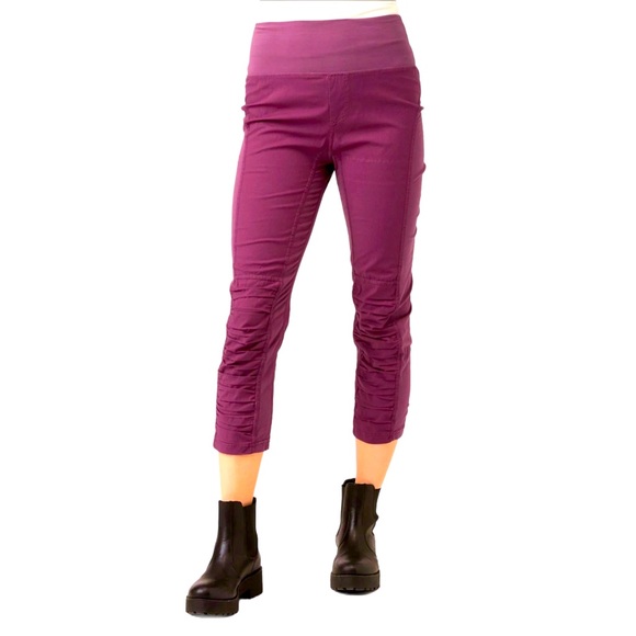 XCVI Jetter Pants, Burgundy- NWT Size L - Picture 1 of 6